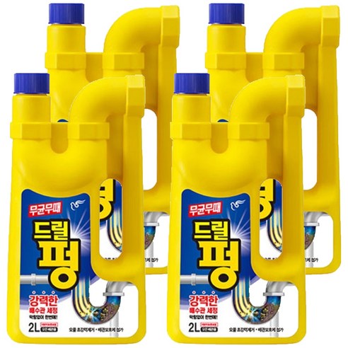 드릴펑 무균무때, 2L, 4개