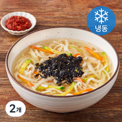 모노키친 광장시장식 멸치칼국수 2인분 (냉동), 474g, 2개