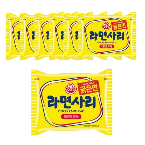 오뚜기 라면사리 굵은면, 7개
