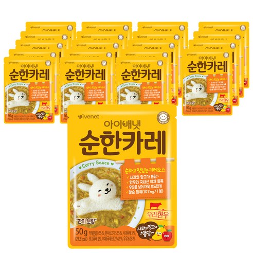 아이베냇 유아용 베베 순한 덮밥 소스 50g 4팩, 소불고기 어린이식품