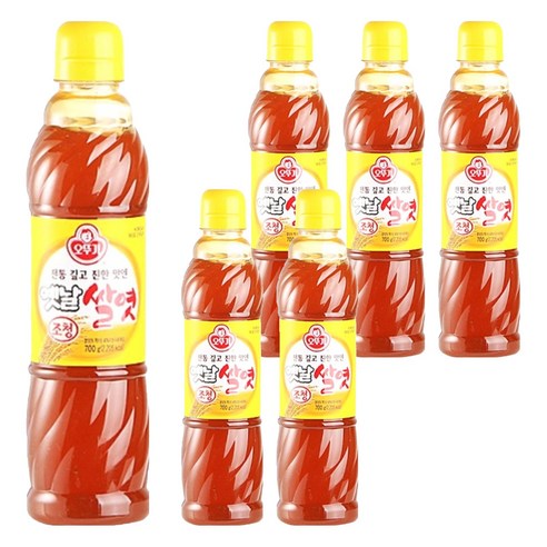 오뚜기옛날 쌀엿 조청, 700g, 6개
