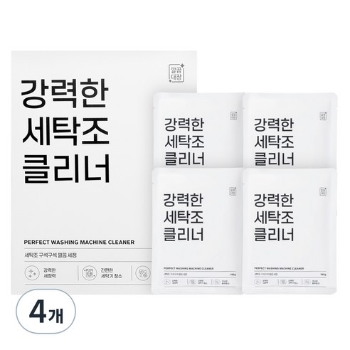 깔끔대장 강력한 세탁조 클리너 4p, 640g, 4개