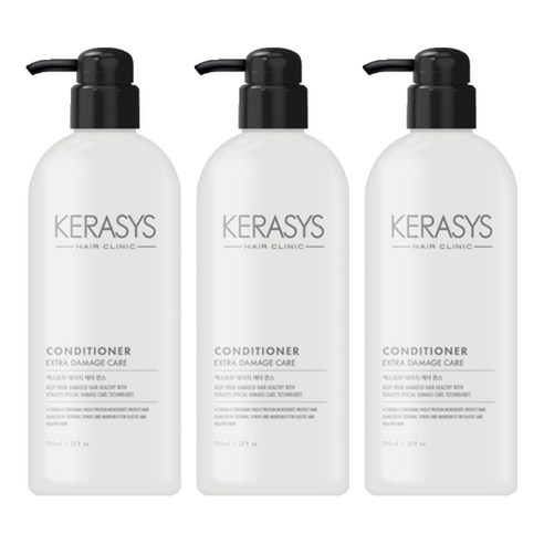 케라시스 엑스트라 데미지 케어 린스, 750ml, 3개