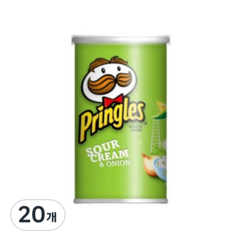 프링글스 양파맛, 53g, 20개