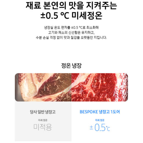 나만의 색깔로 완성하는 주방, 삼성 비스포크 1도어 냉장고