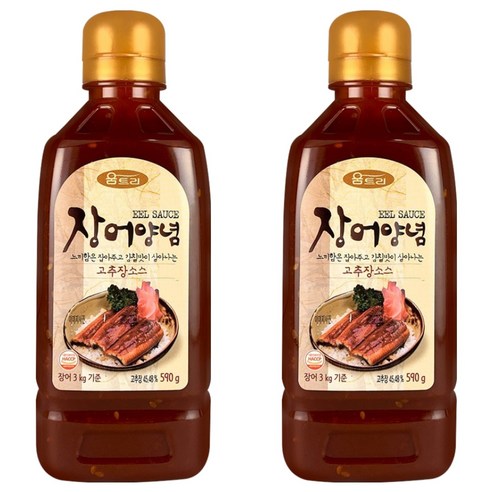 움트리 장어양념, 590g, 2개