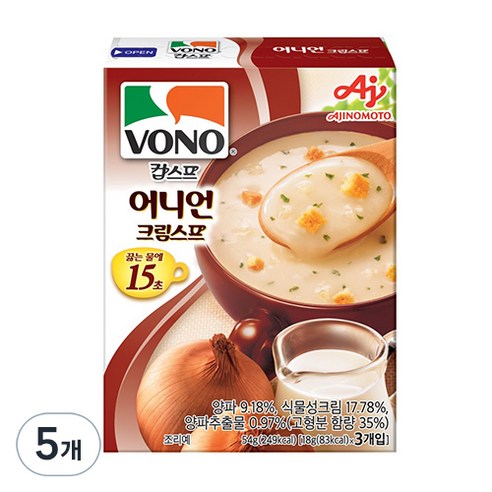 보노 어니언크림스프 6각, 540g, 1개