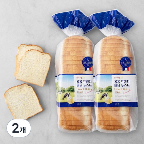 곰곰 프렌치버터 토스트, 840g, 1개입, 2개