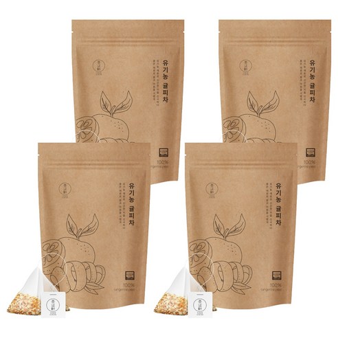 다정헌 유기농 귤피차, 1.5g, 20개입, 4개, 1.5g