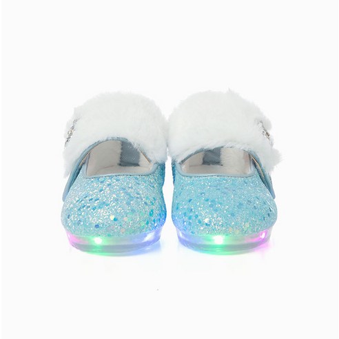 눈부신 겨울 보석: 어린이를 위한 오즈키즈 겨울눈송이 LED 페이크퍼구두