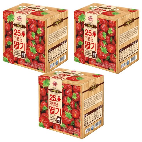 오뚜기 아임스틱 딸기잼, 20g, 150개