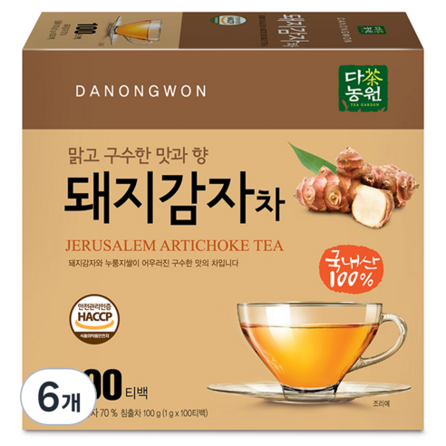 다농원 돼지감자차, 1g, 100개입, 6개