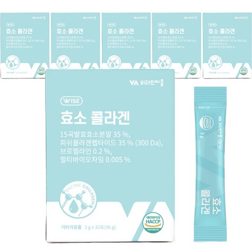 비타민마을 효소 콜라겐, 6개, 30포