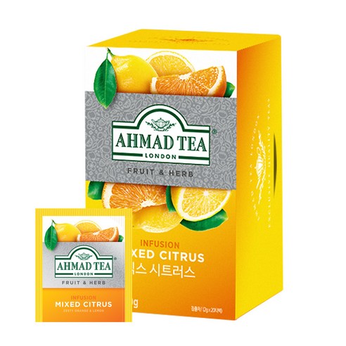아마드 믹스 시트러스 티백, 40g, 1개