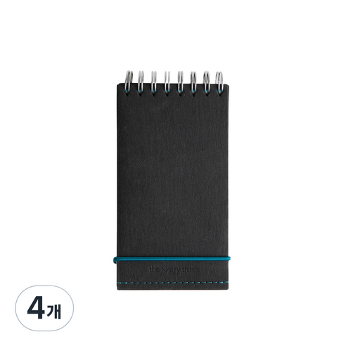 소소문구 the Very thing 수첩 handy, black, 4개