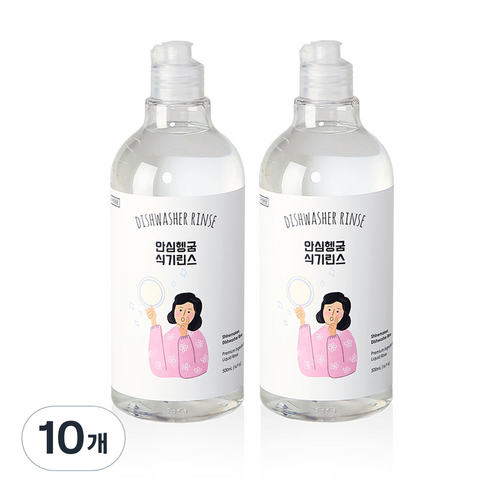 샤인메이커스 안심헹굼 식기세척기 린스, 500ml, 10개