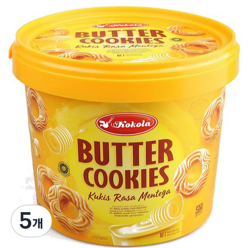 코콜라 버터쿠키 바스켓, 400g, 5개