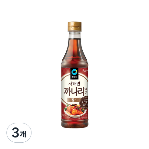 대상 청정원 까나리 액젓 골드, 1kg, 3개