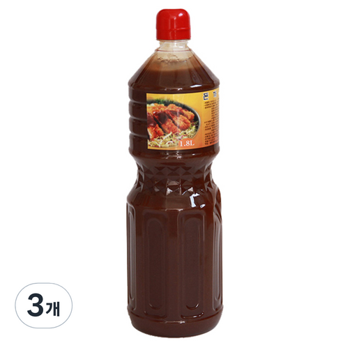 딜리셔스마켓 돈까스 소스, 2kg, 3개