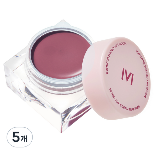 매드피치 무드 믹스 크림 블러셔 10g, 타로 플러쉬 보라, 5개
