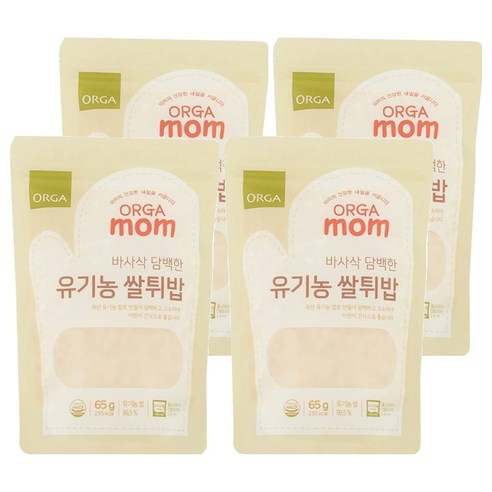 올가홀푸드 유기농 쌀튀밥 65g, 쌀, 4개