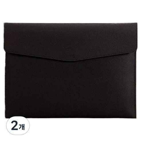 통근창고 A4서류 클립보드 파일 케이스 330 x 240 mm, 블랙, 2개