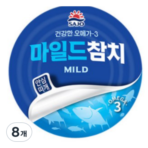 사조 마일드 참치 안심따개, 100g, 4개