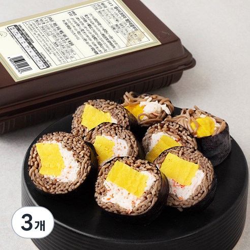 조르니키친 와사비크래미 계란메밀마끼 2줄, 580g, 3개