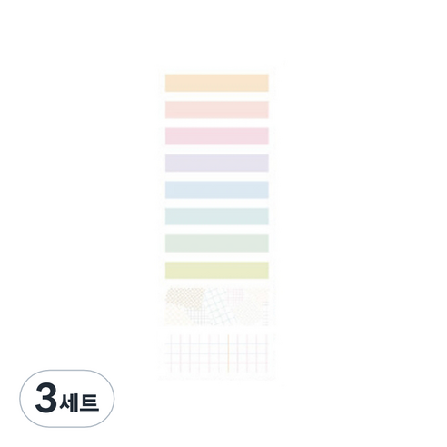 온업 DIY 다이어리 꾸미기 테이프 세트 ST25, 타입10, 3세트