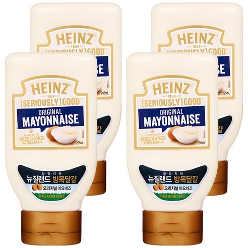 하인즈 굿 마요네즈, 295ml, 4개