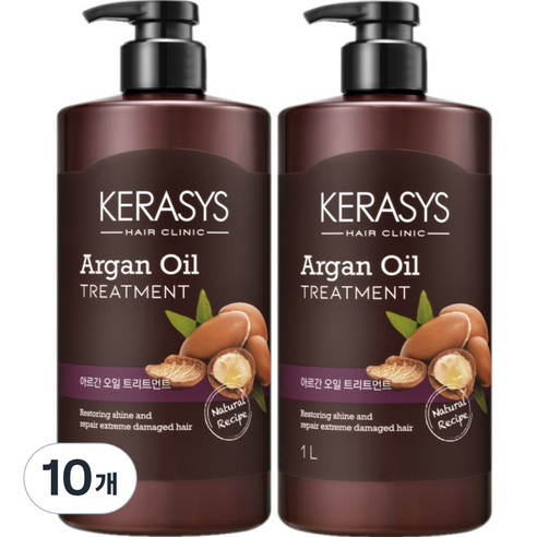 케라시스 아르간오일 헤어트리트먼트, 1L, 10개