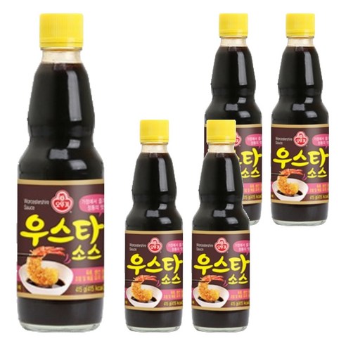 오뚜기 우스타 소스, 415g, 5개