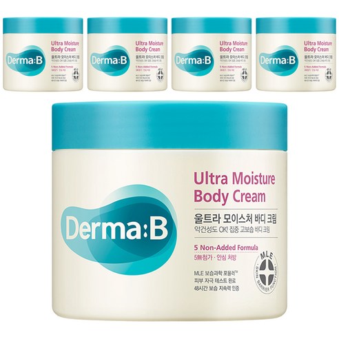더마비 울트라 모이스처 바디크림 순한 바닐라 파우더향, 430ml, 5개