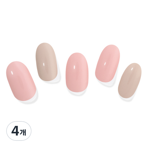모노몬드 젤네일 스티커, 4개, 115 Peony