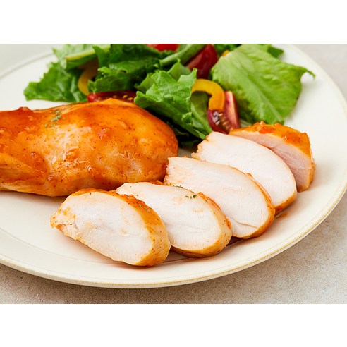 냉동고의 건강하고 맛있는 추가물: 곰곰 통살 닭가슴살 매콤양념치킨맛