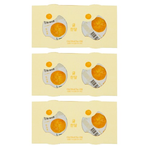 에코맘의산골이유식 유아용 산골푸딩 2p, 귤한알, 150g, 3세트