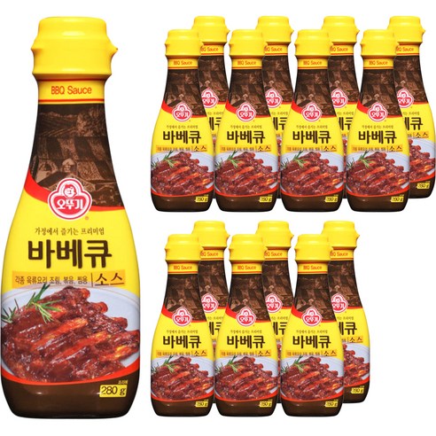 오뚜기 바베큐소스, 280g, 15개