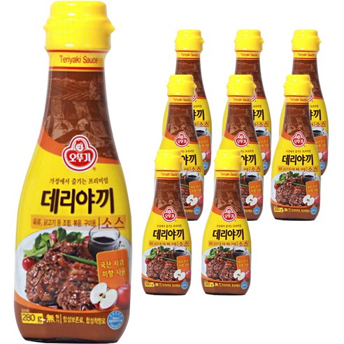 오뚜기 데리야끼소스, 280g, 9개