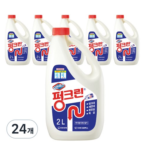 펑크린 배수구세정제, 2L, 24개