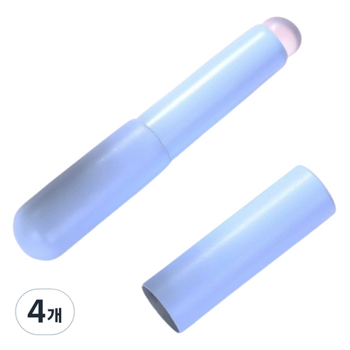 뷰티고메 실리콘 립 브러쉬, 4개, 블루