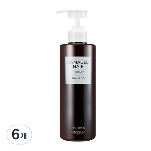 미샤 데미지드 헤어 테라피 샴푸, 400ml, 6개