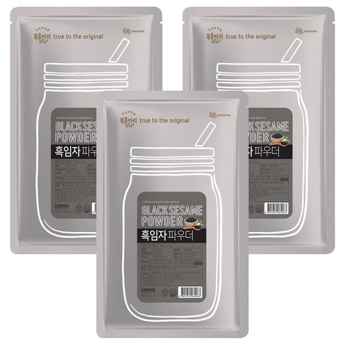 복음자리 흑임자 파우더, 1kg, 1개입, 3개