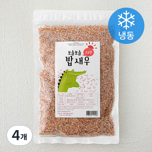 보슬보슬 고소한 밥새우 (냉동), 120g, 4개, 1개입