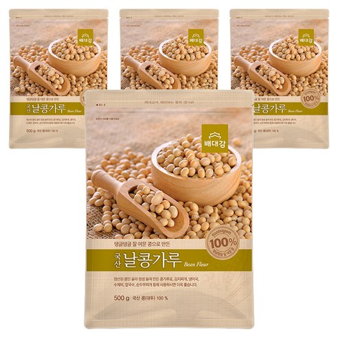 배대감 날콩가루, 4개, 500g