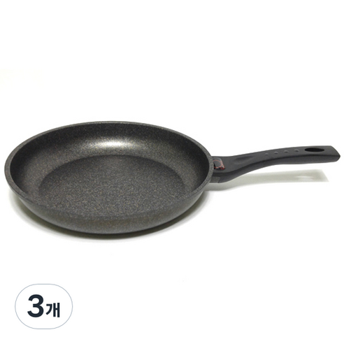 키친아트 열센서 통주물 양면마블 후라이팬, 26cm, 3개