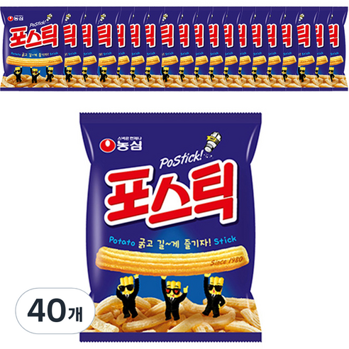 포스틱, 84g, 40개