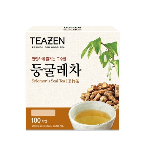 티젠 둥굴레차, 1.2g, 100개입, 1개
