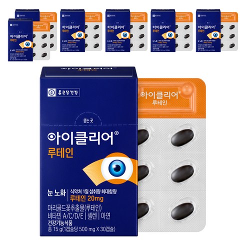아이클리어 루테인 15g, 30정, 7개