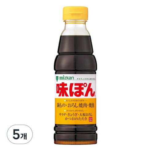 미즈칸 아지폰 폰즈, 360ml, 5개