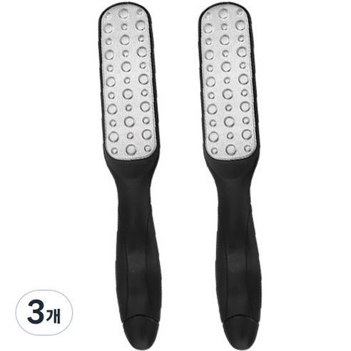 페이스바디 양면 발바닥 패드 스톤 풋 스크럽 제거기 블랙 100g, 2개입, 3개